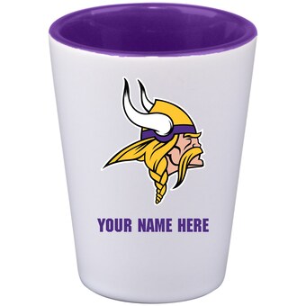 Minnesota Vikings 2oz. Personalized Ceramic Shot Glass