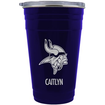 Minnesota Vikings Team Logo 22oz. Personalized Tailgater Travel Tumbler