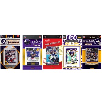 Minnesota Vikings Team Multi-Season Trading Card Set