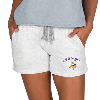 Women's Minnesota Vikings Concepts Sport Oatmeal  Mainstream Terry Lounge Shorts