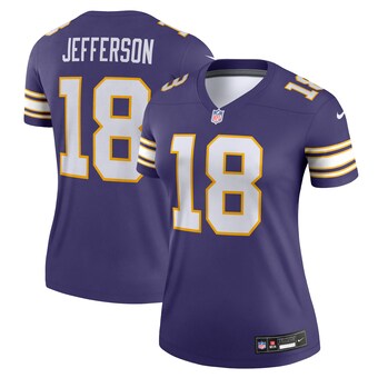 Women's Minnesota Vikings Justin Jefferson Nike Purple Alternate Legend Jersey