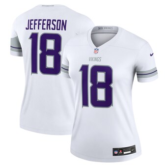 Women's Minnesota Vikings Justin Jefferson Nike White Alternate Legend Jersey