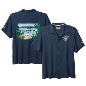 Tommy Bahama Navy 2023 MLB All-Star Game Camp Button-Up Shirt