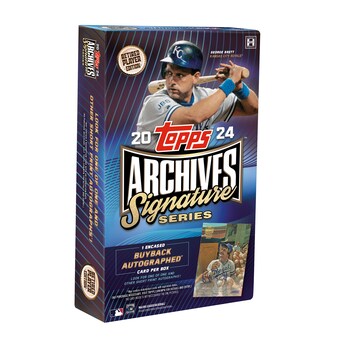 2024 Topps Archives Signature Series Retired Factory Sealed Hobby Box