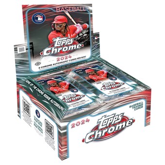 2024 Topps Chrome Baseball Factory Sealed Hobby Jumbo Box