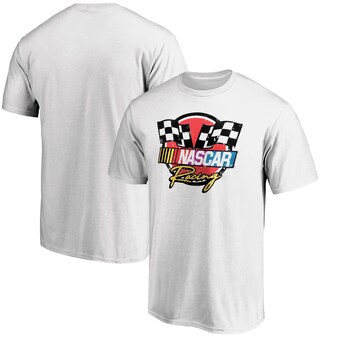 NASCAR 90s Racing Badge T-Shirt - White