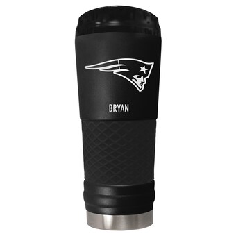 New England Patriots 24oz. Personalized Stealth Draft Tumbler - Black