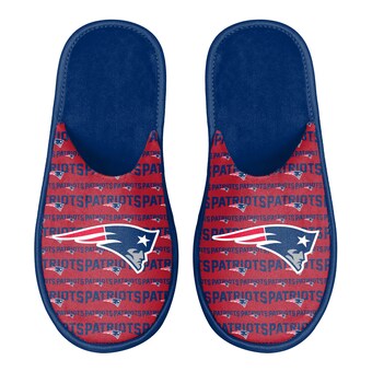 Men's New England Patriots FOCO Scuff Logo Slide Slippers