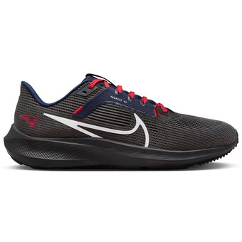 Unisex New England Patriots  Nike Anthracite Zoom Pegasus 40 Running Shoe