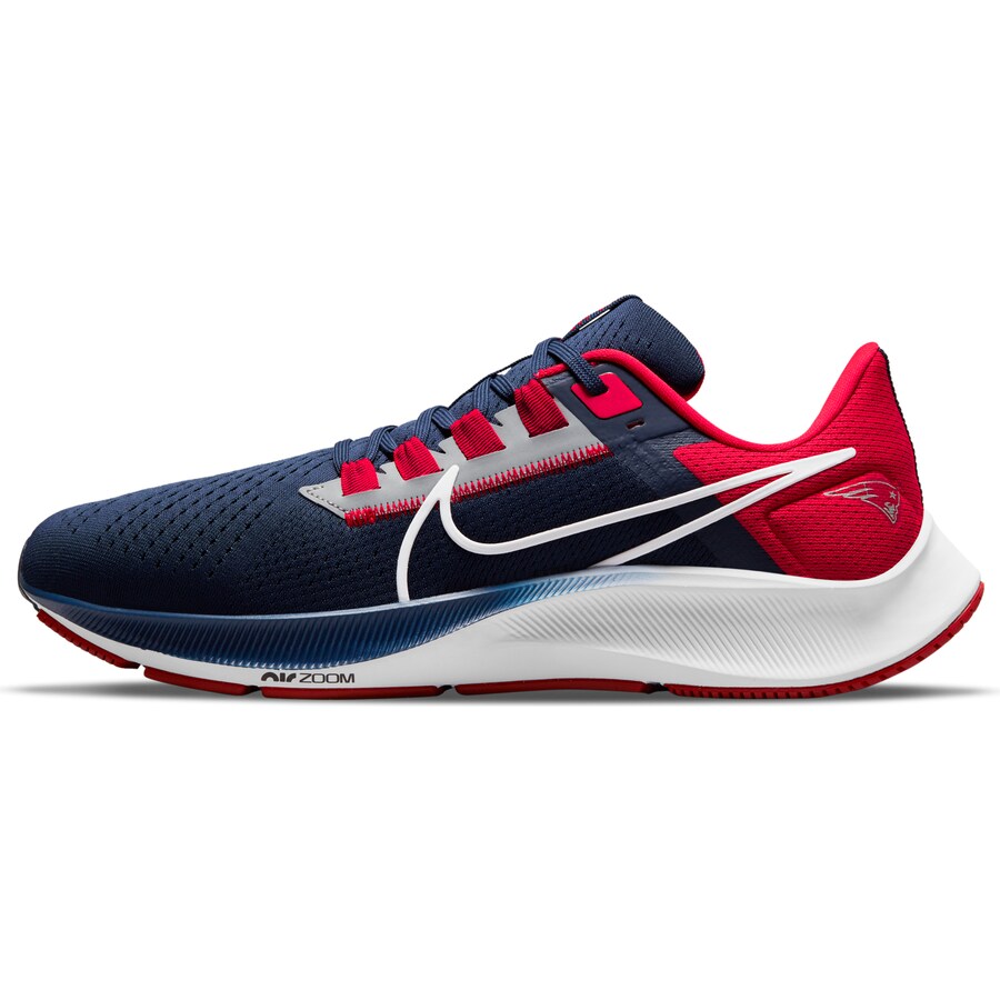 Unisex New England Patriots Nike Navy Zoom Pegasus 38 Running Shoe