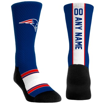 New England Patriots Rock Em Socks Custom Jersey Crew Socks