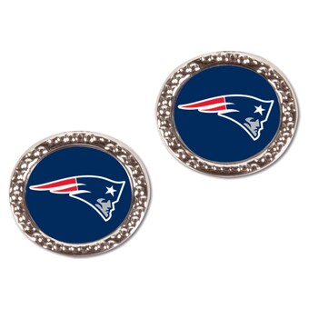 Women's New England Patriots WinCraft Round Post Earrings