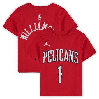 Zion Williamson New Orleans Pelicans Jordan Brand Toddler Statement Edition Name & Number T-Shirt - Red