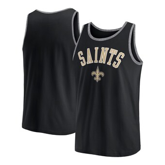  Men's Fanatics Black New Orleans Saints Bet Tank Top