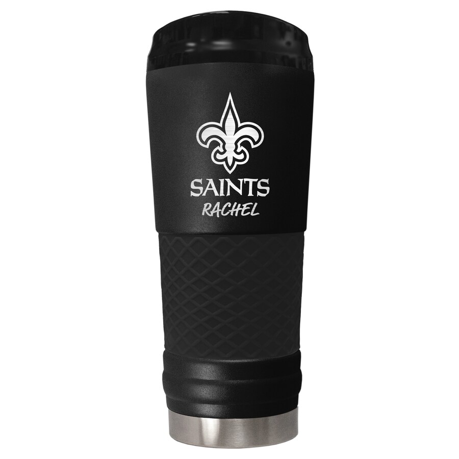 Black New Orleans Saints 24oz. Personalized Stealth Draft Beverage Cup