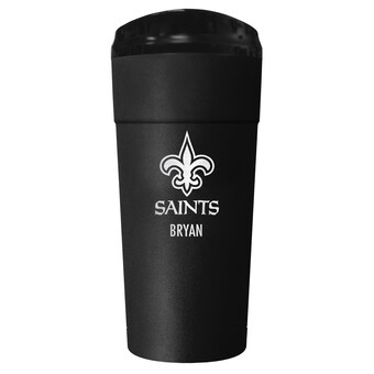 New Orleans Saints Black 24oz. Personalized Stealth Travel Tumbler