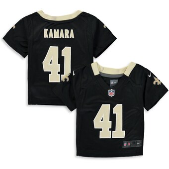 Infant New Orleans Saints Alvin Kamara Nike Black Player Game Jersey