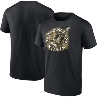 Men's Fanatics Black New Orleans Saints Big & Tall Sporting Chance T-Shirt