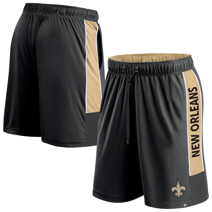 Men's New Orleans Saints  Fanatics Black Win The Match Shorts