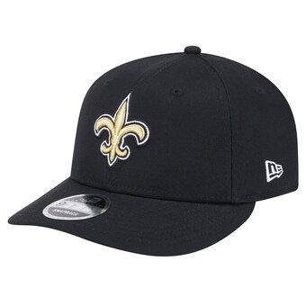 Men's New Orleans Saints New Era Black Main Low Profile 9FIFTY Snapback Hat