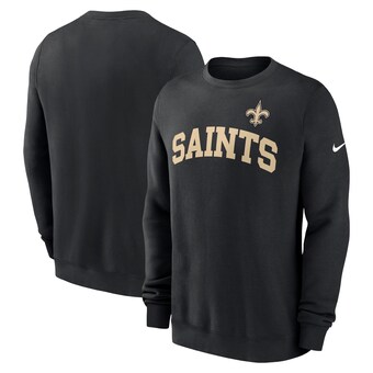 Men's New Orleans Saints Nike Black Club Pullover Sweatshirt