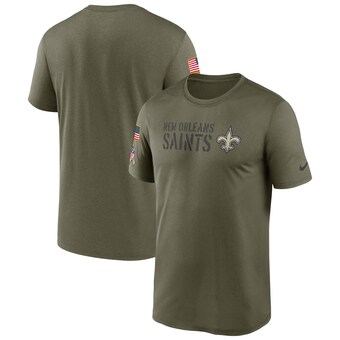 Men's New Orleans Saints Nike Olive Salute to Service Legend Team T-Shirt