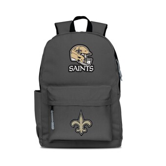 New Orleans Saints MOJO Gray Two Logo Campus Backpack