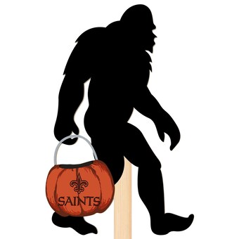 New Orleans Saints 12" Bigfoot Halloween Yard Stake