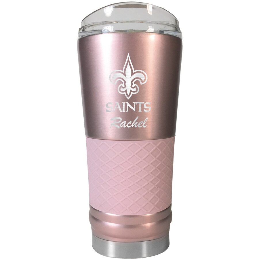 New Orleans Saints 24oz. Personalized Rose Gold Draft Tumbler