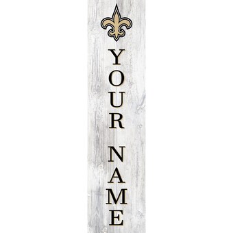 New Orleans Saints 48" Personalized Welcome Leaner Sign