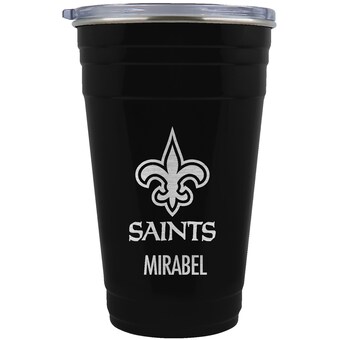 New Orleans Saints Team Logo 22oz. Personalized Tailgater Travel Tumbler