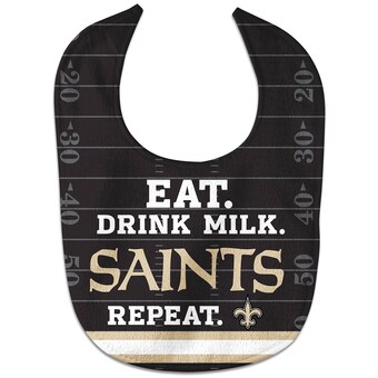 Newborn & Infant WinCraft New Orleans Saints Eat. Drink. Repeat. All-Pro Bib