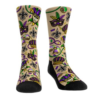 New Orleans Saints Rock Em Socks Localized Crew Socks