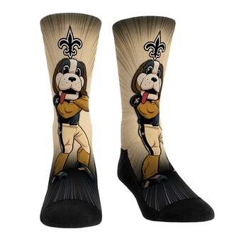 Rock Em Socks New Orleans Saints Mascot Pump Up Crew Socks