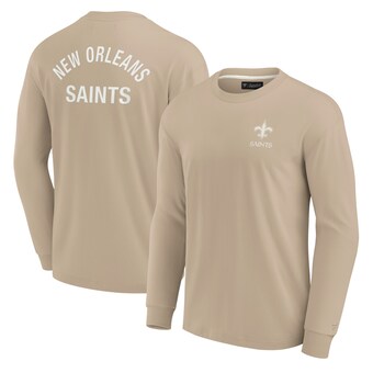 Unisex New Orleans Saints Fanatics Khaki Elements Super Soft Long Sleeve T-Shirt