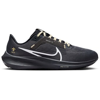 Unisex New Orleans Saints  Nike Anthracite Zoom Pegasus 40 Running Shoe