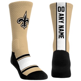 Unisex New Orleans Saints Rock Em Socks Custom Jersey Crew Socks