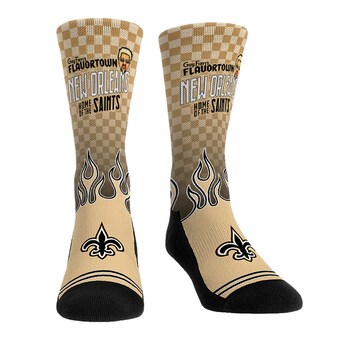 Unisex Rock Em Socks New Orleans Saints NFL x Guy Fieri’s Flavortown Crew Socks