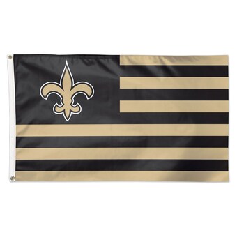 WinCraft New Orleans Saints 3' x 5' Americana Stars & Stripes Deluxe Flag