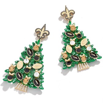 Women's BaubleBar New Orleans Saints Tree Earrings