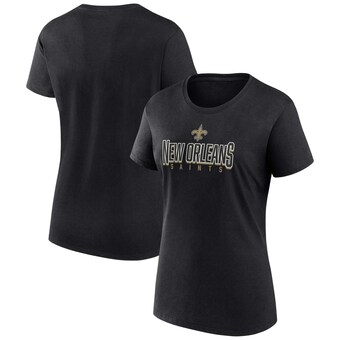 Women's New Orleans Saints  Fanatics Black Route T-shirt