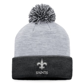 Women's Fanatics Gray New Orleans Saints Cuffed Knit Hat with Pom