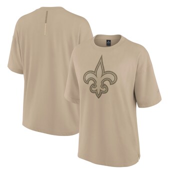 Women's New Orleans Saints Fanatics Khaki Elements Oversized T-Shirt