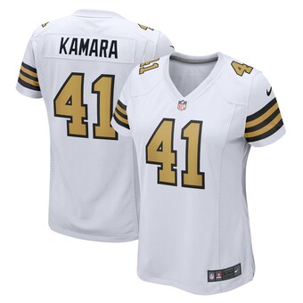 Women's Nike Alvin Kamara  White New Orleans Saints Alternate Game Jersey