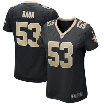 Women's Nike Zack Baun Black New Orleans Saints Game Jersey