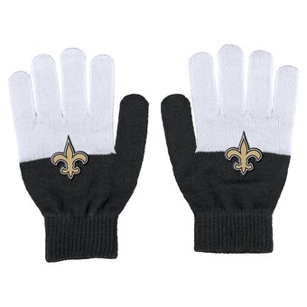Women's New Orleans Saints WEAR by Erin Andrews Color-Block Gloves