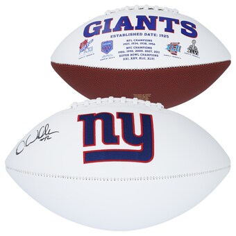 Darren Waller New York Giants Autographed Fanatics Authentic White Panel Football