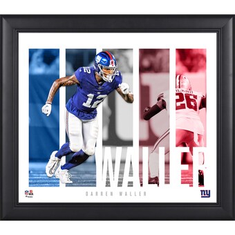 Darren Waller New York Giants Fanatics Authentic Framed 15" x 17" Player Panel Collage