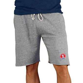 Men's New York Giants Concepts Sport Gray Throwback Logo Mainstream Terry Shorts