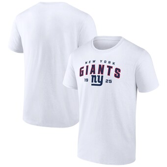 Men's New York Giants Fanatics White Established T-Shirt
